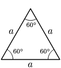 Definição de triângulo equilátero